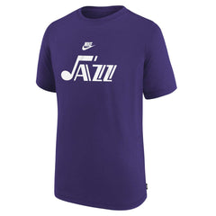 Utah Jazz NBA Youth 2023/24 Classic Edition Authentic Pregame Shooting T-Shirt Purple