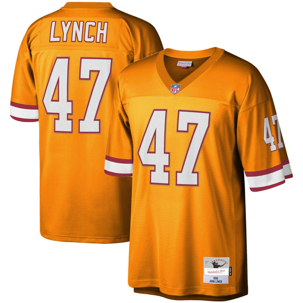 NFL John Lynch Tampa Bay Buccaneers Youth 1995 Retired Player Legacy Jersey - Orange discount