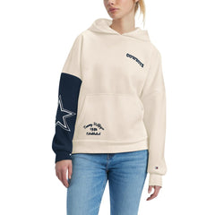 Dallas Cowboys Tommy Hilfiger Women's Harriet Pullover Hoodie Cream