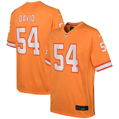 Lavonte David Tampa Bay Buccaneers Youth Game Jersey Orange