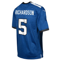 NFL Anthony Richardson Sr. Indianapolis Colts Youth Game Jersey - Royal