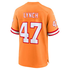 NFL John Lynch Tampa Bay Buccaneers Youth Retired Player Game Jersey - Orange