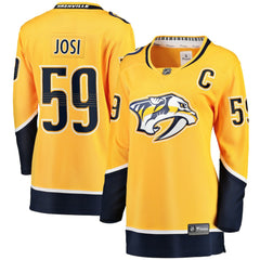 NHL Roman Josi Nashville Predators Fanatics Women's Home Breakaway Player Jersey - Gold