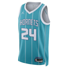 NBA Brandon Miller Charlotte Hornets Unisex NBA Draft Swingman Jersey - Icon Edition - Teal