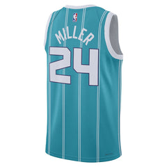 NBA Brandon Miller Charlotte Hornets Unisex NBA Draft Swingman Jersey - Icon Edition - Teal