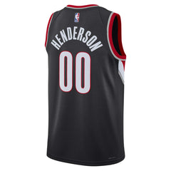 NBA Scoot Henderson Portland Trail Blazers Unisex 2023 NBA Draft Swingman Jersey - Icon Edition - Black