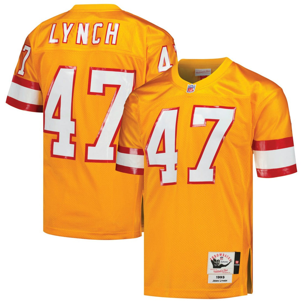 NFL John Lynch Tampa Bay Buccaneers 1993 Authentic Throwback Retired Player Jersey - Orange on sale