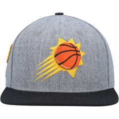 Phoenix Suns Pro Standard Classic Logo Two-Tone Snapback Hat Gray/Black