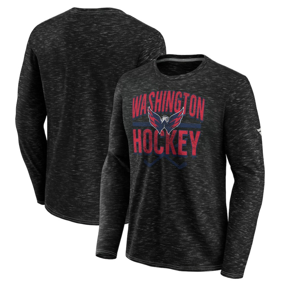 NHL Washington Capitals Fanatics Iced Out Long Sleeve T-Shirt - Gray