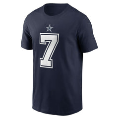 Trevon Diggs Dallas Cowboys Player Name & Number T-Shirt Navy