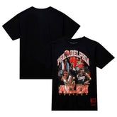 Allen Iverson Philadelphia 76ers Hardwood Classics Bling Concert Player T-Shirt Black