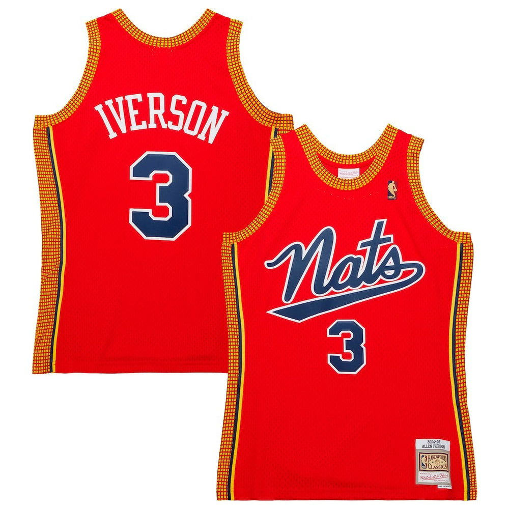 NBA Allen Iverson Philadelphia 76ers 2004/05 Hardwood Classics Swingman Jersey - Red