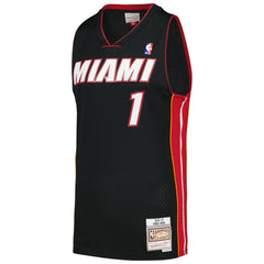 NBA Chris Bosh Miami Heat 2012/13 Hardwood Classics Swingman Jersey - Black