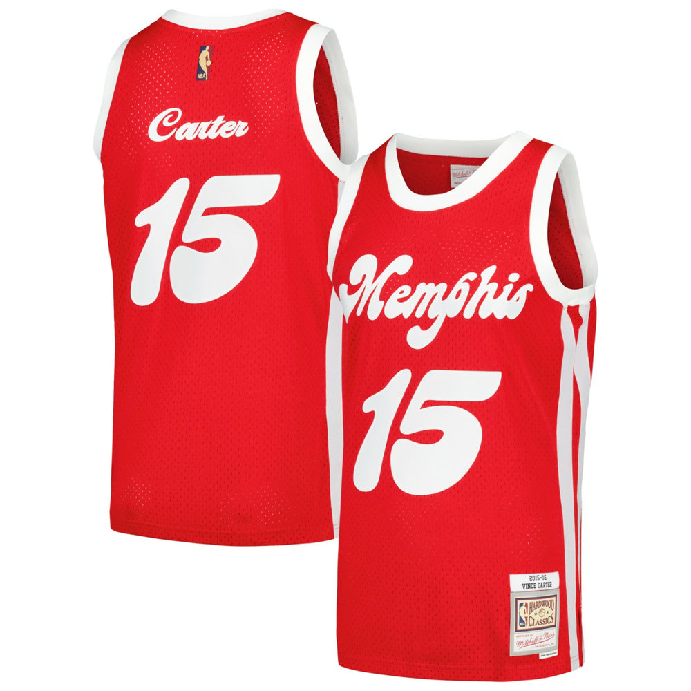 NBA Vince Carter Memphis Grizzlies 2015/16 Hardwood Classics Swingman Jersey - Red