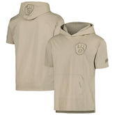 Milwaukee Brewers Pro Standard Neutral Hoodie T-Shirt - Tan Hoodies