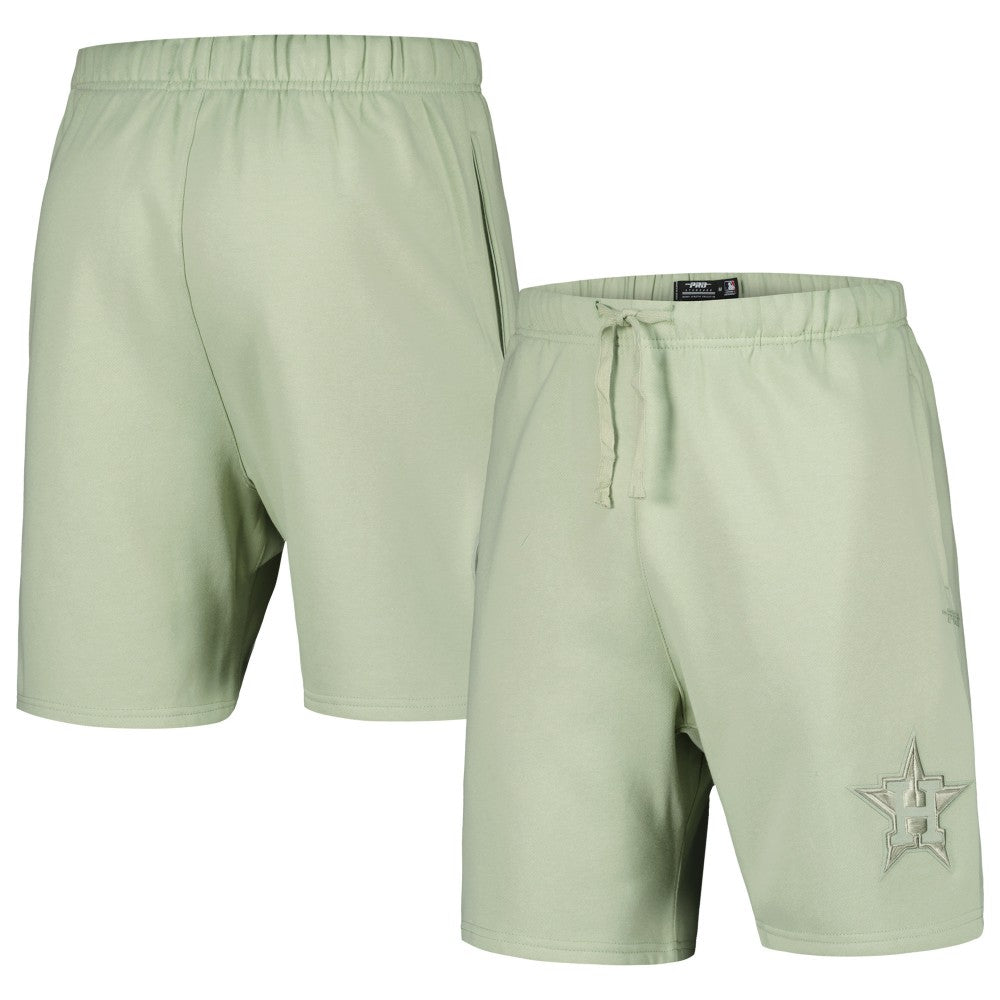 Houston Astros Pro Standard Neutral Fleece Shorts - Light Green Shorts