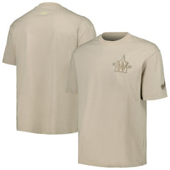Washington Nationals Pro Standard Oversized Neutral CJ Dropped Shoulders T-Shirt - Tan T-shirts