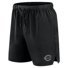 Cincinnati Reds Fanatics Front Office Micro Tonal Shorts - Black Shorts