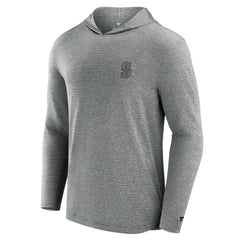 Seattle Mariners Fanatics Front Office Tech Lightweight Hoodie T-Shirt - Black Hoodies