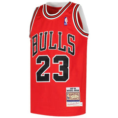 NBA Michael Jordan Chicago Bulls Youth Hardwood Classics 1997/98 Authentic Jersey sale - Red