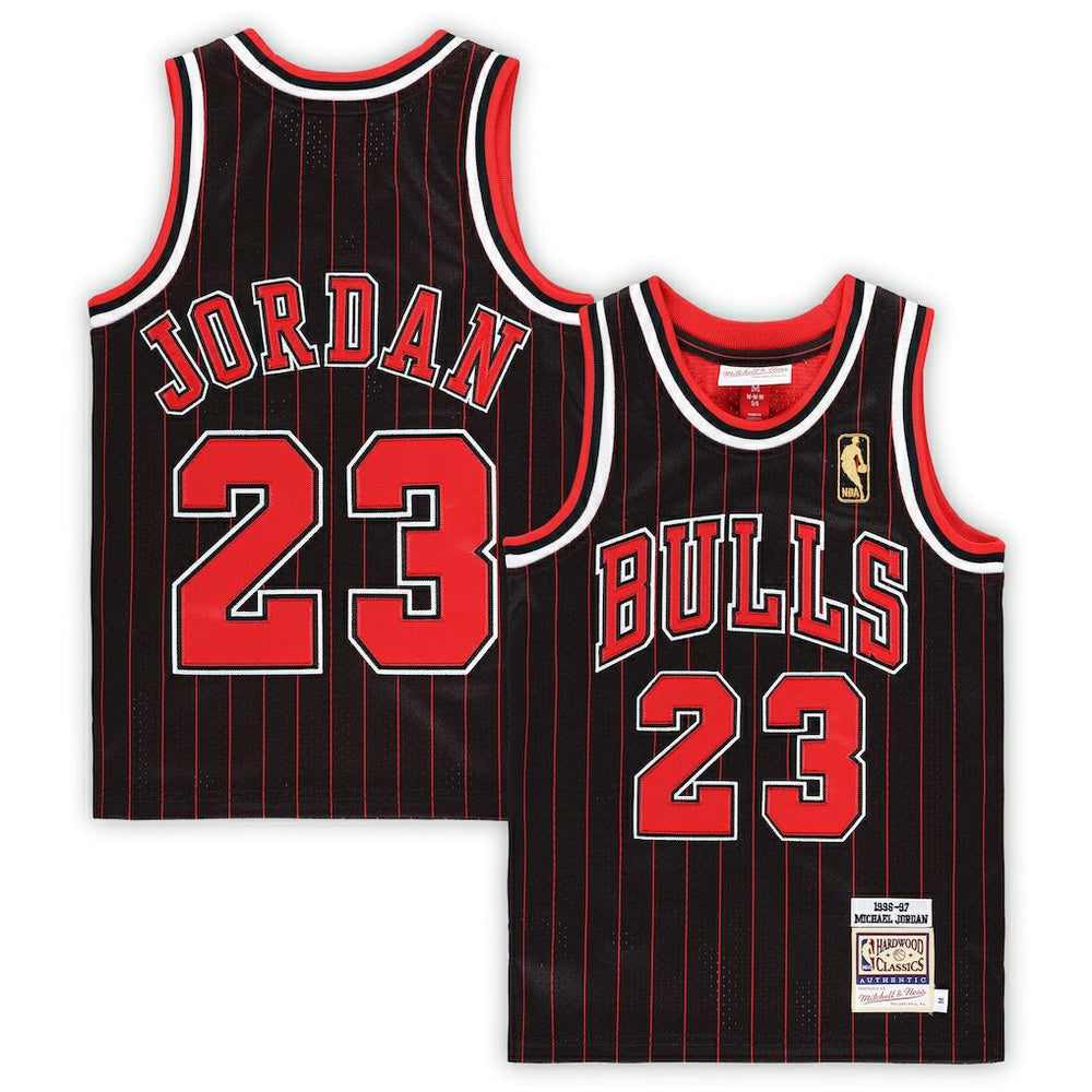 NBA Michael Jordan Chicago Bulls Preschool 1996/97 Hardwood Classics Authentic Jersey sale - Black
