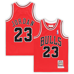NBA Michael Jordan Chicago Bulls Preschool 1997/98 Hardwood Classics Authentic Jersey sale - Red