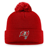 Tampa Bay Buccaneers Women's Cuffed Knit Hat with Pom Red