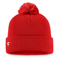 Tampa Bay Buccaneers Women's Logo Cuffed Knit Hat with Pom Cardinal