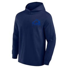 NHL Colorado Avalanche Fanatics Elements Lightweight Tri-Blend Fleece Hoodie - Navy