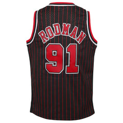 NBA Dennis Rodman Chicago Bulls Youth 1995/96 Hardwood Classics Swingman Jersey sale - Black