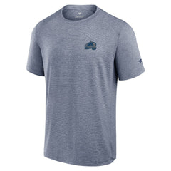 NHL Colorado Avalanche Fanatics Front Office Tech T-Shirt - Navy