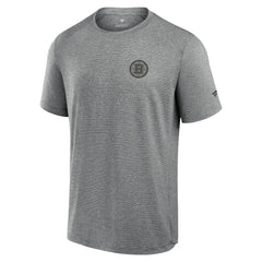 NHL Boston Bruins Fanatics Front Office Tech T-Shirt - Black
