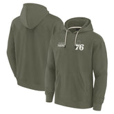 Philadelphia 76ers Unisex Elements Super Soft Fleece Pullover Hoodie Olive