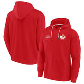 Atlanta Hawks Unisex Elements Super Soft Fleece Pullover Hoodie Red