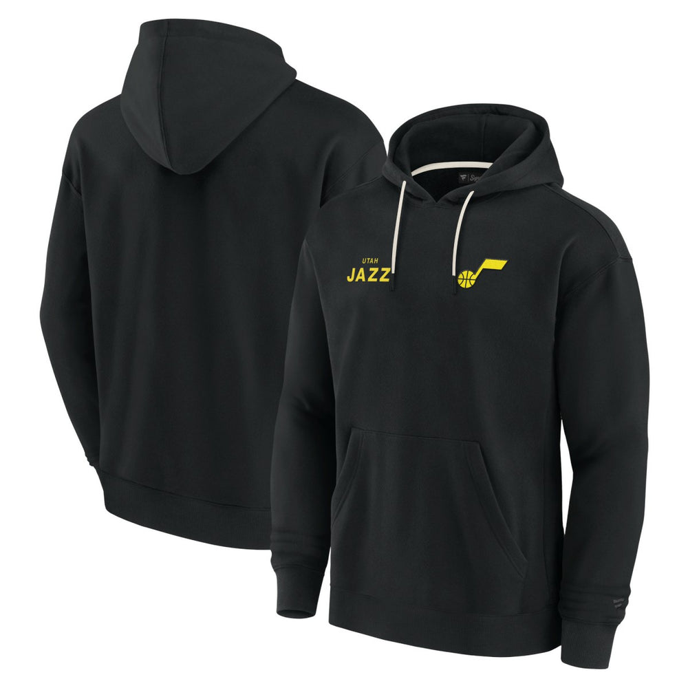 Utah Jazz Unisex Elements Super Soft Fleece Pullover Hoodie Black