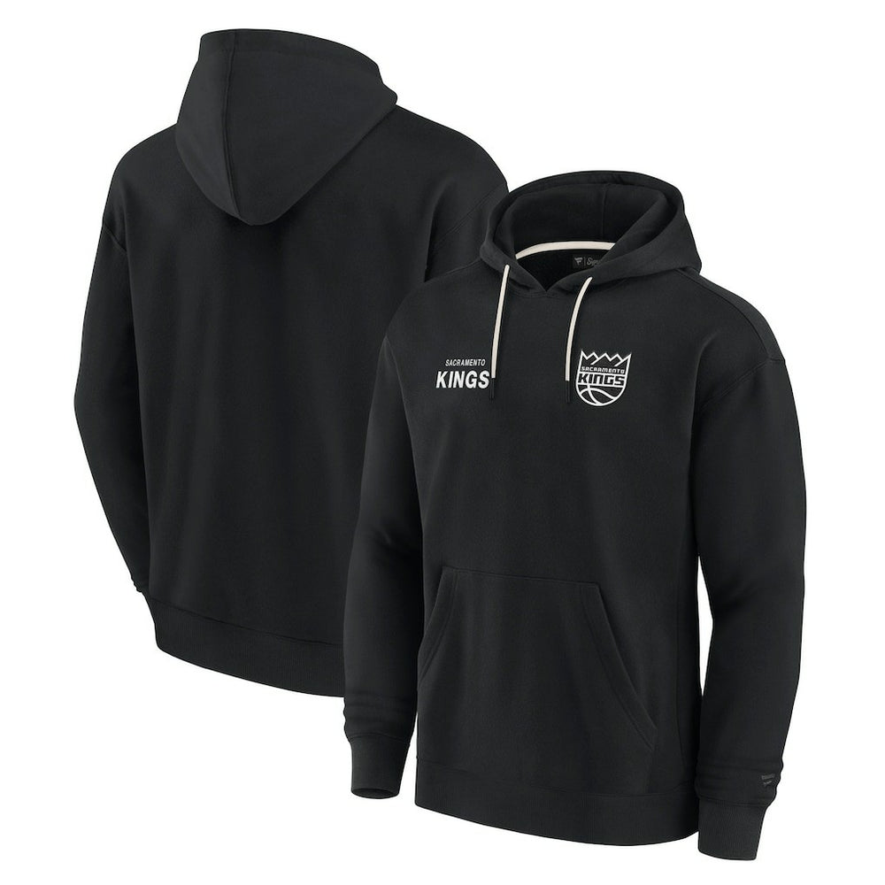 Sacramento Kings Unisex Elements Super Soft Fleece Pullover Hoodie Black