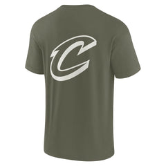 Cleveland Cavaliers Unisex Elements Super Soft Short Sleeve T-Shirt Olive