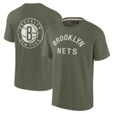 Brooklyn Nets Unisex Elements Super Soft Short Sleeve T-Shirt Olive