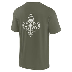 New Orleans Pelicans Unisex Elements Super Soft Short Sleeve T-Shirt Olive