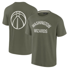 Washington Wizards Unisex Elements Super Soft Short Sleeve T-Shirt Olive