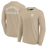 Memphis Grizzlies Unisex Elements Super Soft Long Sleeve T-Shirt Khaki