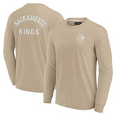 Sacramento Kings Unisex Elements Super Soft Long Sleeve T-Shirt Khaki