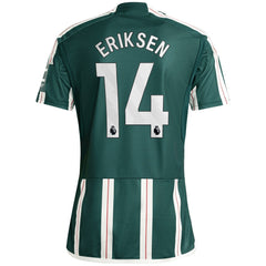 Christian Eriksen Manchester United 2023/24 Away Replica Player Jersey Green shop