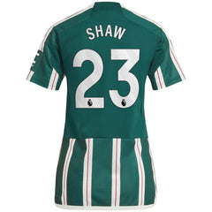 Luke Shaw Manchester United Women's 2023/24 Away Replica Player Jersey Green sale