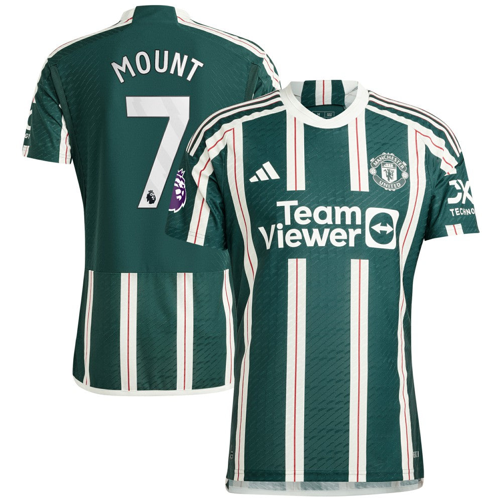 Mason Mount Manchester United 2023/24 Away Player Jersey Green