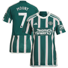 Mason Mount Manchester United Women's 2023/24 Away Replica Player Jersey Green
