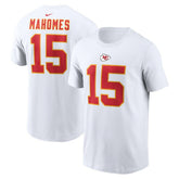 Patrick Mahomes Kansas City Chiefs Player Name & Number T-Shirt White