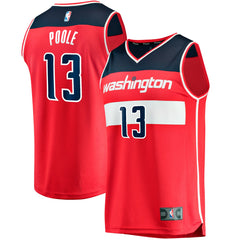 NBA Jordan Poole Washington Wizards Fast Break Player Jersey - Icon Edition - Red