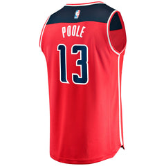 NBA Jordan Poole Washington Wizards Fast Break Player Jersey - Icon Edition - Red