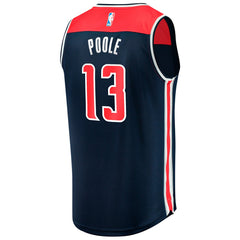 Jordan Poole Washington Wizards Youth Fast Break Player Jersey Statement Edition Navy